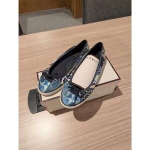 NEW Coach MaryLu Patchwork Ballerina Flats Size 7.5